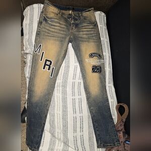 AMIRI 23 championship skinny jeans